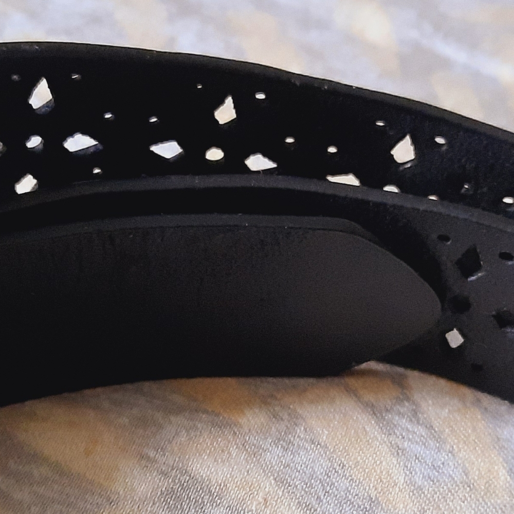 Genuine leather NWT black belt size XL. - Picture 4 of 12
